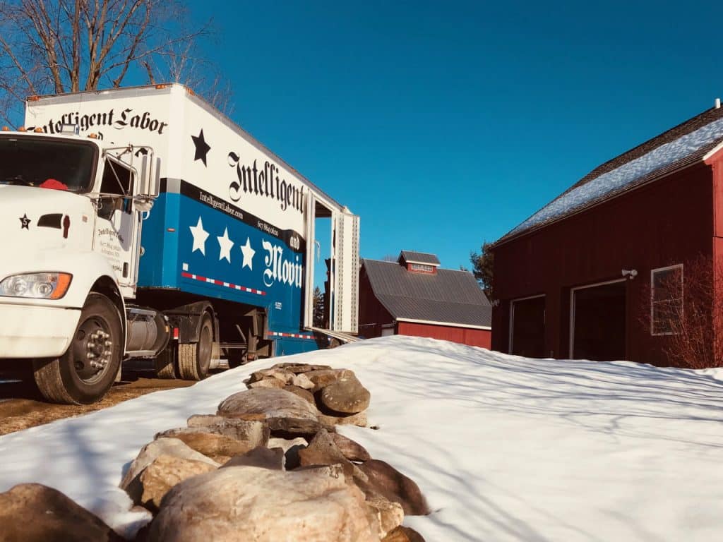 interstate moving truck vermont moving when it snows moving snow snow movers move snow