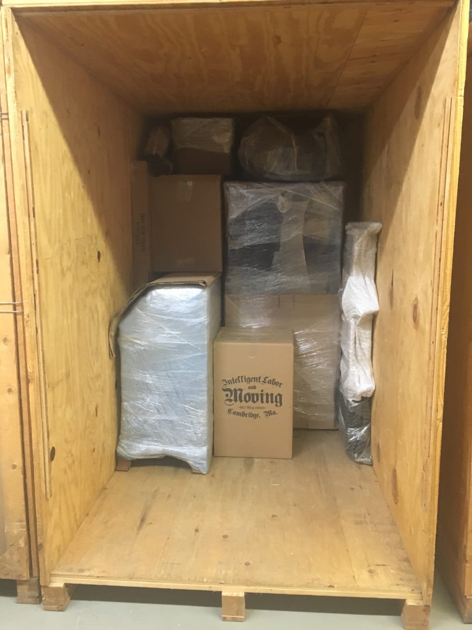 moving vaults in arlington storage warehouse