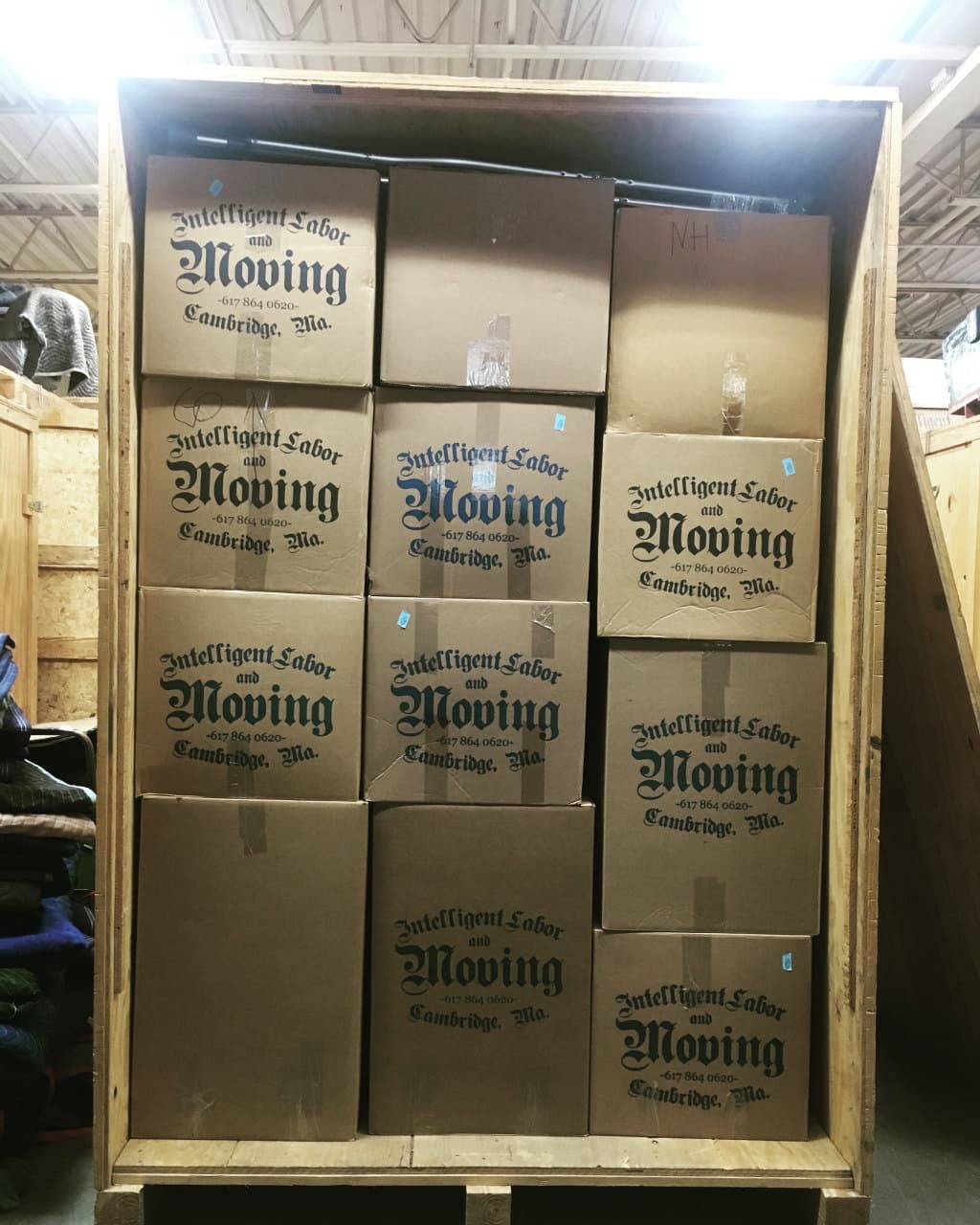 moving vaults in arlington storage warehouse